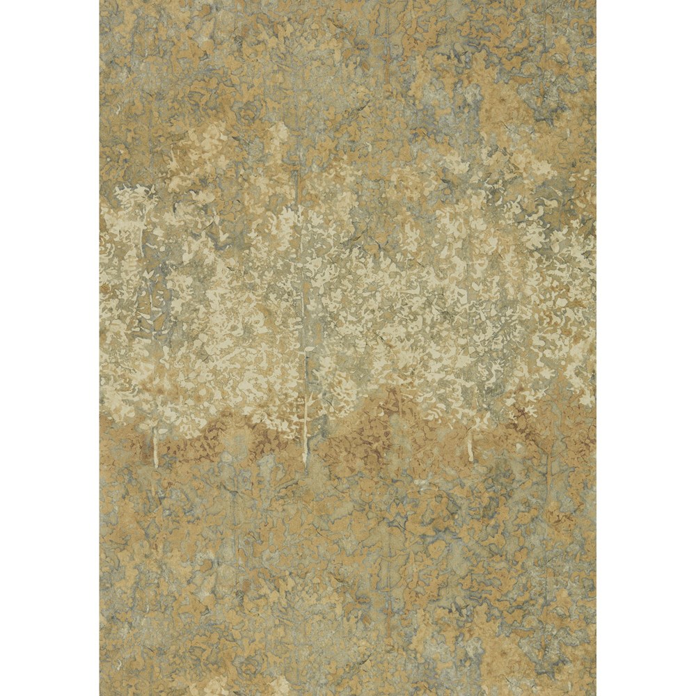 Belvoir Wallpaper 312651 by Zoffany in Blue Amber